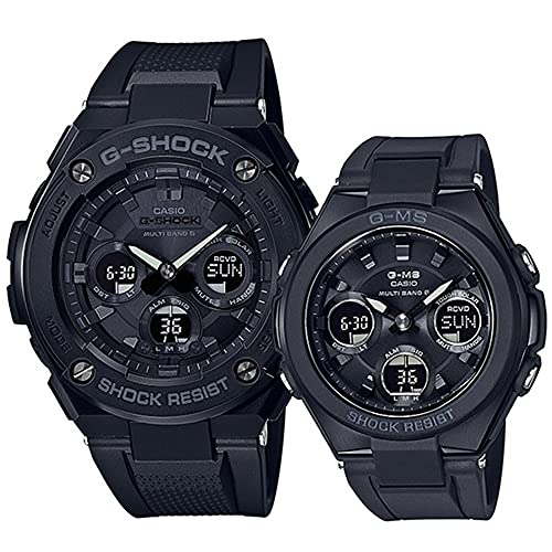 [カシオ]CASIO ペアウォッチ タフソーラー G-SHOCK Baby-G G-MS メンズ レディース Gショック ベビーG ジーミズ 防水 GST-W300G-1A1JFMSG-W100G-1AJF 腕時計 [国内正規品]